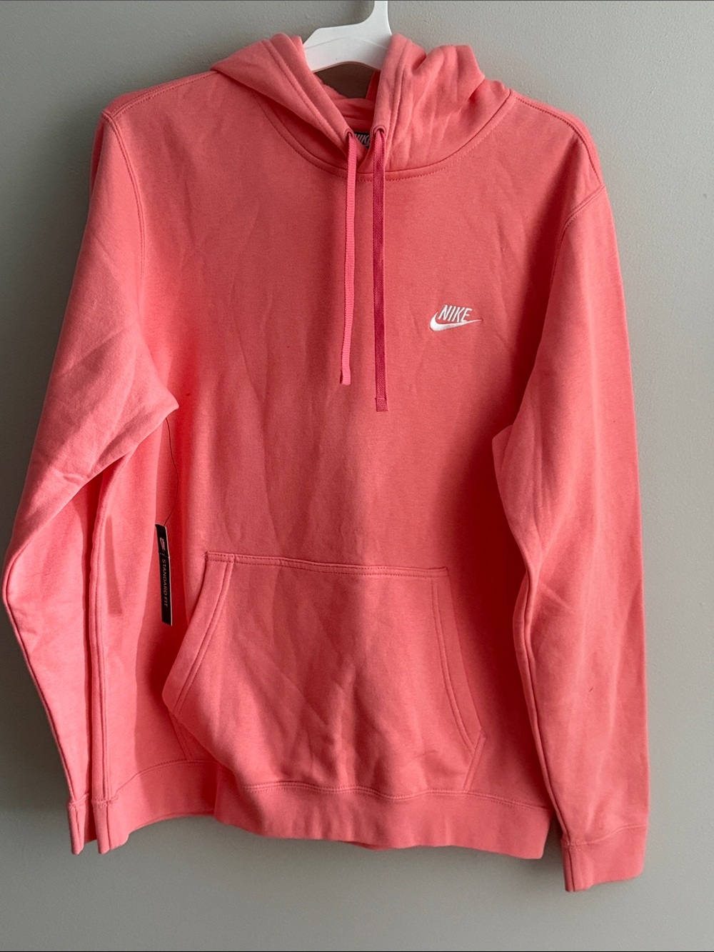 Nike Coral Pink Pullover Hoodie - Women's